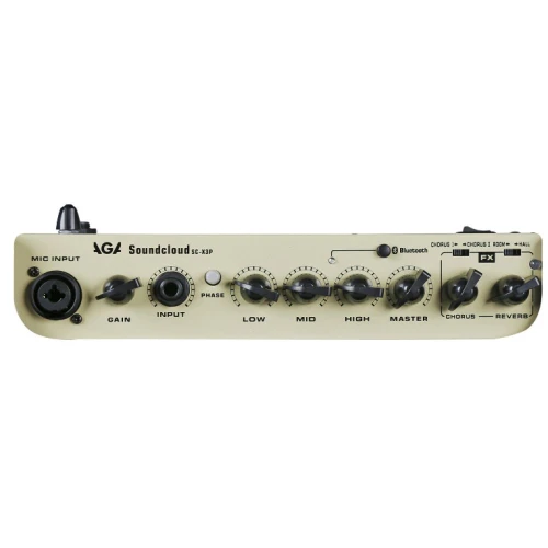 AGA SCX3P Bluetooth'lu 40W Pille Çalışabilen Akustik Amplifikatör 5