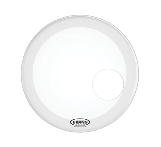 EVANS BD22RGCW 22" DERİ RESONANT CTD BEYAZ 3