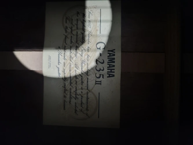Yamaha G235ii Klasik Gitar 9
