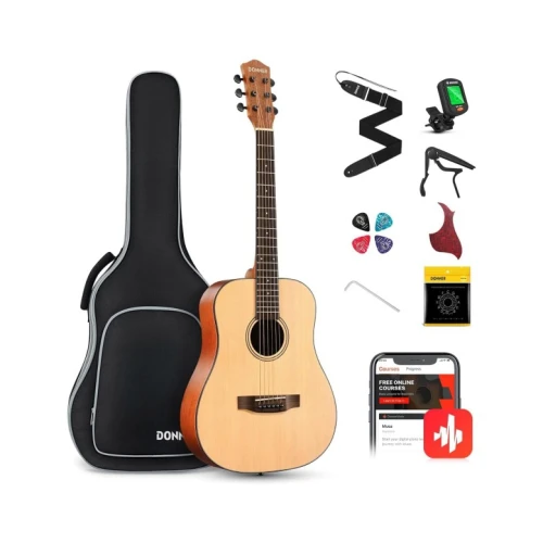 Donner DAG-1 Akustik Gitar Seti (Natural) 1