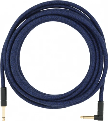 Fender Festival Düz/L Uçlu 5m Pure Hemp Mavi Dream Enstrüman Kablosu 6