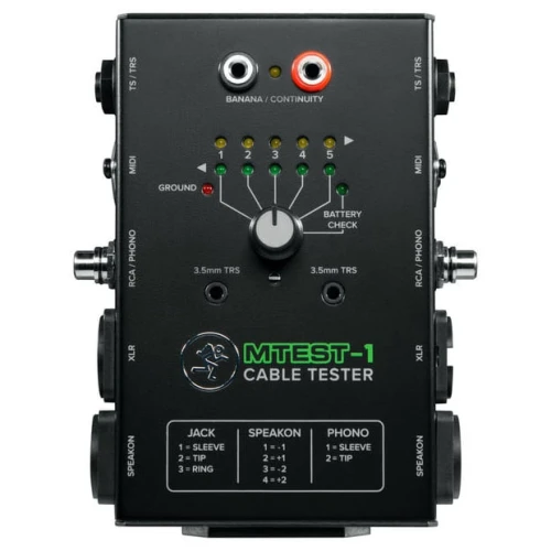 Mackie MTEST-1 Cable Tester 1