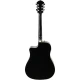 Fender FA-125CE Dreadnought Ceviz Klavye Black Elektro Akustik Gitar 3