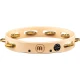 Meinl AE-MTA1B Artisan Maple Wood Solid Brass Jingle 1 Row 10" Tour Tamburin (Natural) 4