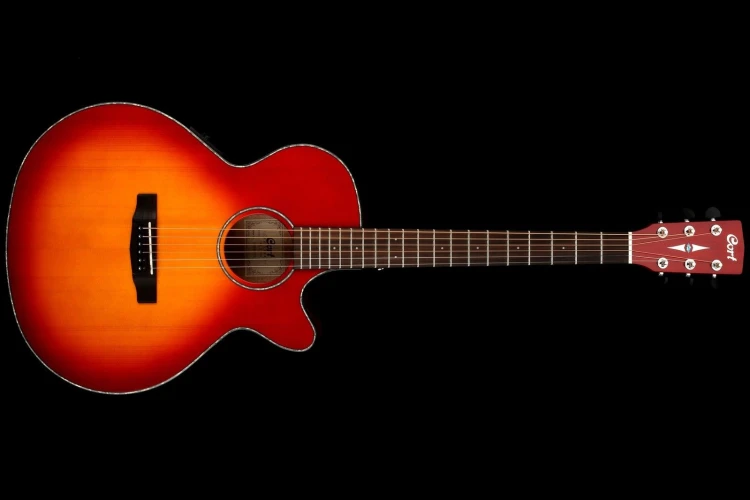 CORT SFX-ESSB ELEKTRO AKUSTİK GİTAR, SATİN SUNBURST, LADİN KAPAK 1