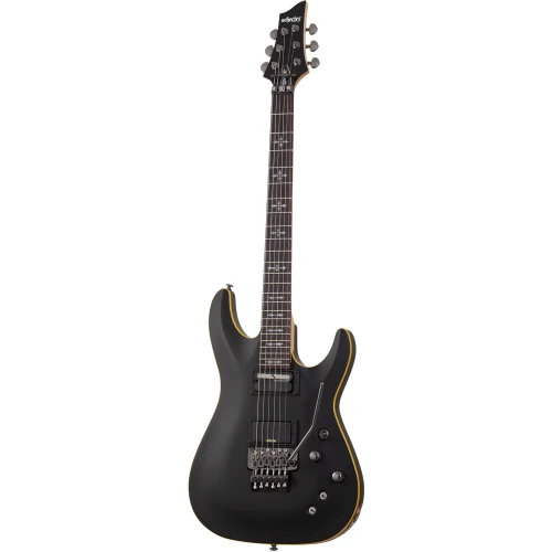 Schecter Demon-6 FR-S Elektro Gitar (Aged Black Satin) 1