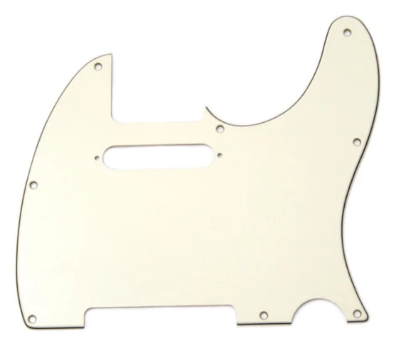 Fender Pickguard Tele 8 Hole 3-Ply Parchment 1