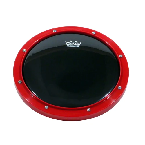 REMO PRACTICE PAD AMBASSADOR EBONY 8 inç Kırmızı 1