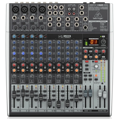 BEHRINGER X1622USB 16-Kanal 2/2-Bus Analog Mixer 1