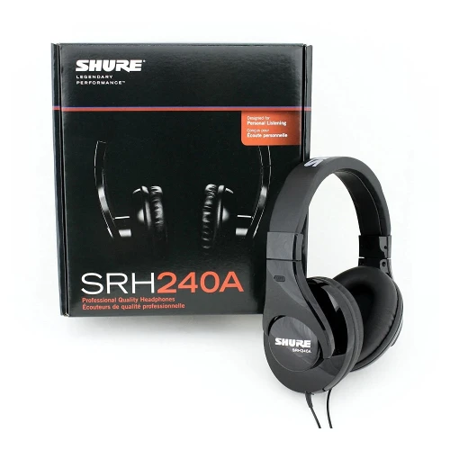Shure SRH240A-EFS Closed Back Stüdyo Kulaklığı 1