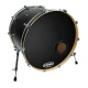 EVANS BD20REMAD 20" DERİ RESONANT KİCK SİYAH ÖN SÜNGERLİ DELİKLİ TEK KAT 2