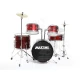MAXTONE MXC-602MR JUNIOR DAVUL SET METALİK KIRMIZI 2