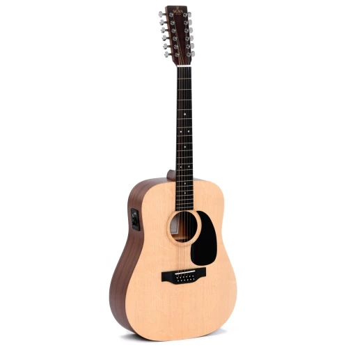 Sigma DM12E 12 Telli Elektro Akustik Gitar (Natural) 1