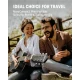 Donner DAT-110D Dreadnought Travel Akustik Gitar Seti (Siyah) 5