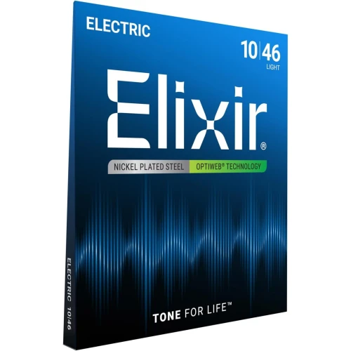 Elixir 19052 Optiweb Light Elektro Gitar Teli (10-46) 2