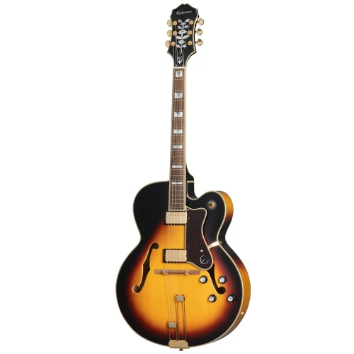 Epiphone Broadway Hollow Body Elektro Gitar (Vintage Sunburst) 1