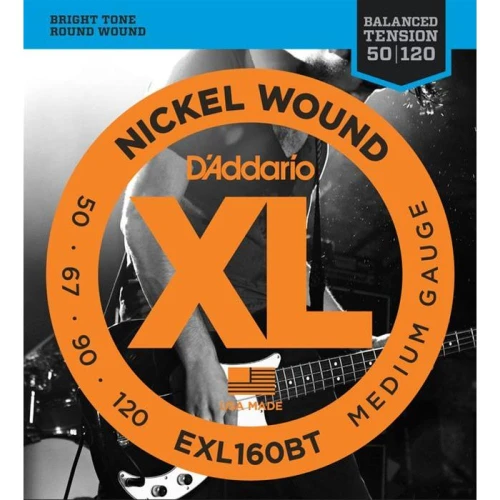 Daddario Exl160bt Bass Gitar Tel Seti, Xl, 50-120, Long Scale, Nickel 3