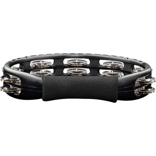 Meinl TMT1BK Traditional ABS Molded Steel Jingles 2 Rows 10" Tamburin (Siyah) 4