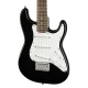 Squier Mini Stratocaster Laurel Klavye Black Elektro Gitar 4