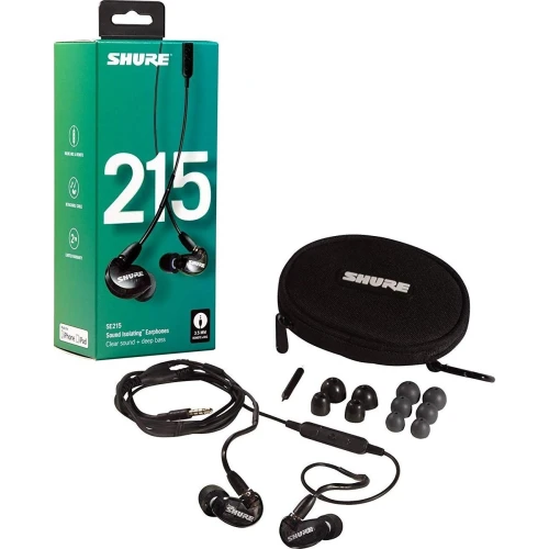 Shure SE215-K-UNI-EFS Kulakiçi in-ear Kulaklık 1