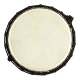 Meinl HDJ1-M Carving African Style 10" Djembe (Dark Brown) 4