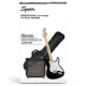 Squier Sonic Stratocaster Black Frontman 10G Elektro Gitar Seti 2