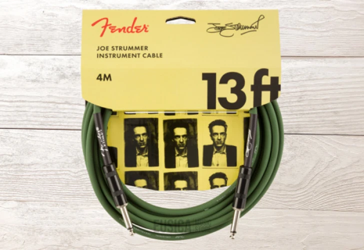 Fender Joe Strummer Pro 4m Drab Yeşil Enstrüman Kablosu 1