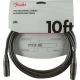 Fender Professional 3m Siyah Mikrofon Kablosu 1