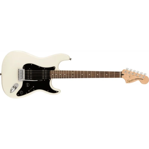 Squier Affinity Stratocaster HH Laurel Klavye Olympic White Elektro Gitar 1