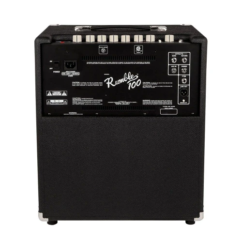 Fender Rumble 100 V3 Siyah/Gümüş Bas Gitar Amfisi 3