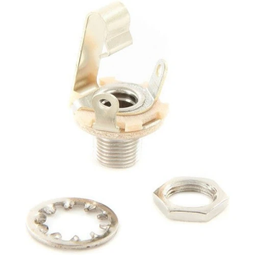 Fender 1/4 2-Conductor Guitar Output Jack with Mounting Hardware Yedek Parça 1