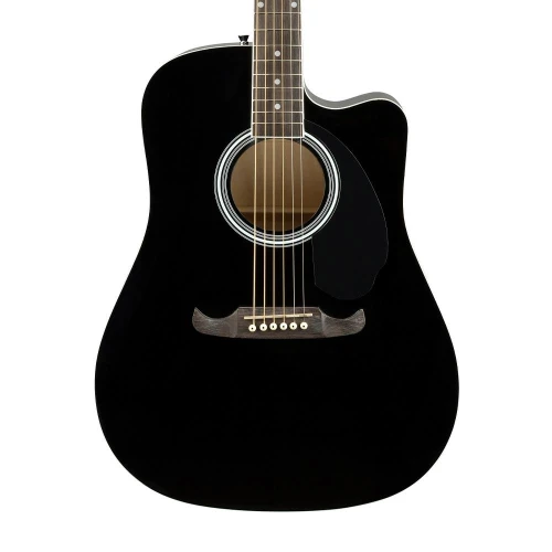 Fender FA-125CE Dreadnought Black Elektro Akustik Gitar 3