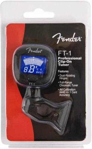 Fender FT-1 Pro Clip-On Black Akort Cihazı 5
