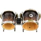 Meinl FWB400BB Free Ride Series 7''/ 8.5'' Bongo Set (Brown Burl) 4