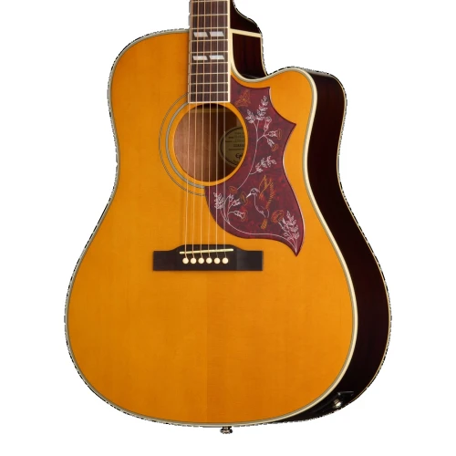 Epiphone Hummingbird Studio EC Elektro Akustik Gitar (Antique Natural) 3