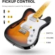 Donner DJC-1000S TL Thinline F Hole Elektro Gitar Paketi (Sunburst) 3