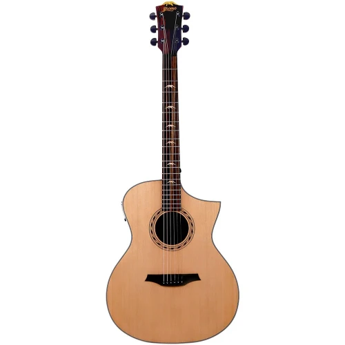 Bromo BAA4CE Cutaway Elektro Akustik Gitar (Natural) 1