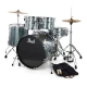 PEARL RS505C/C706 - Roadshow Charcoal Metallic 5 Parça (20B/10T/12T/14F/14S) Aksamlı & Zilli Akustik Davul Seti 1