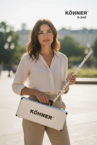 KÖHNER S-240 Gümüş Yan Flüt 8