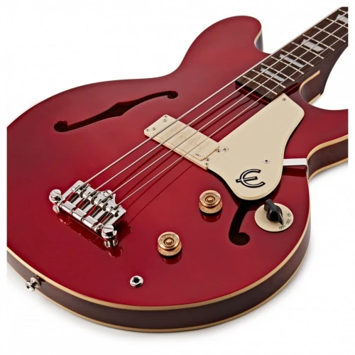 Epiphone Jack Casady 4 Telli Bas Gitar (Sparkling Burgundy) 2
