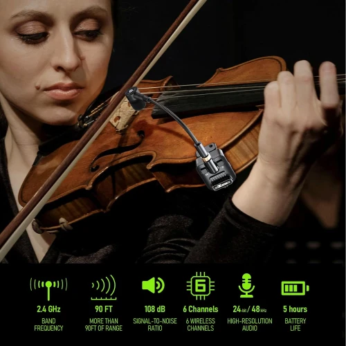 Xvive XV-U9 Yaylı Çalgılar için Kablosuz Bağlantı Sistemi 3