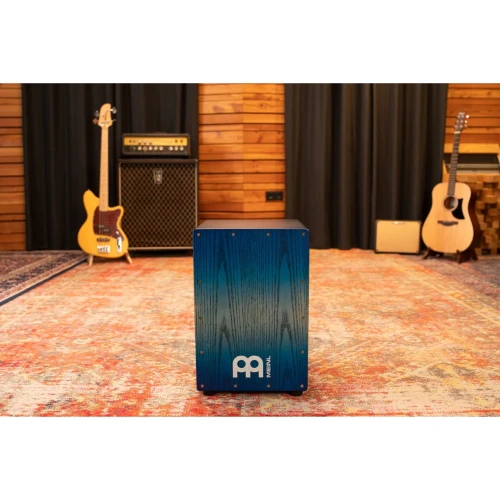 Meinl MCAJ100BK-PBF Frontplate Cajon (Pacific Blue Fade) 9