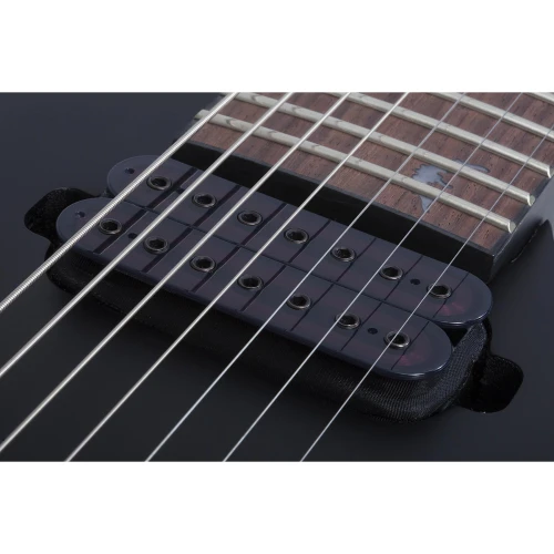 Schecter Damien-7 7 Telli Elektro Gitar (Satin Black) 4