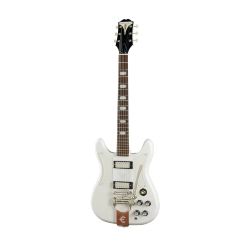 Epiphone Crestwood Custom Tremotone Elektro Gitar (Polaris White) 1
