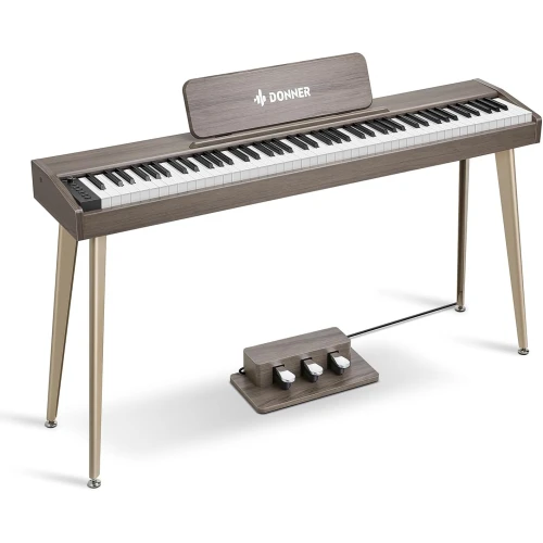 Donner DDP-60  Dijital Piyano (Gray Wood Grain) 1