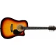 Squier SA-105CE Dreadnought Cutaway Sunburst Elektro Akustik Gitar 1