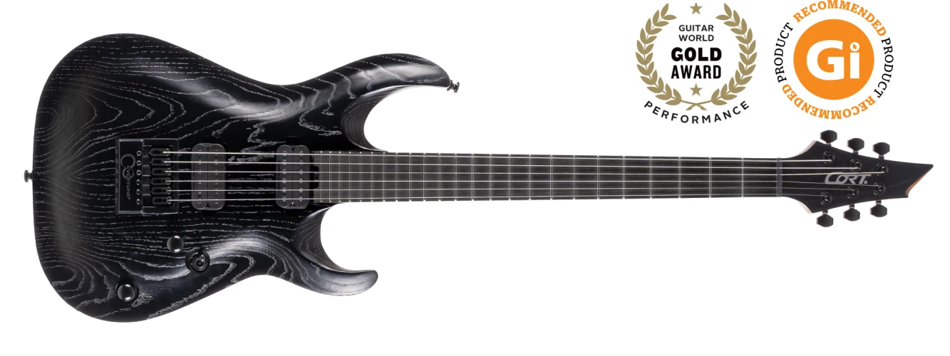 CORT KX700 EVERTUNE OPBK ELEKTRO GİTAR, OPEN PORE BLACK 2