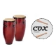 Cox Conga Set (11.75\" - 12.5\") Wine Red 2