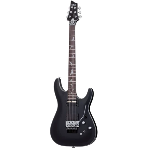 Schecter Damien Platinum 6 FR Elektro Gitar (Satin Black) 1