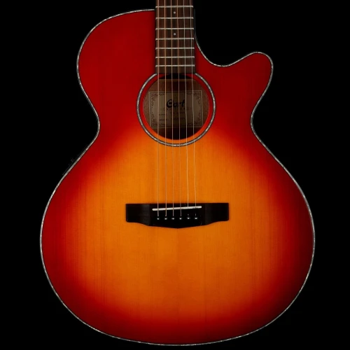 CORT SFX-ESSB ELEKTRO AKUSTİK GİTAR, SATİN SUNBURST, LADİN KAPAK 2